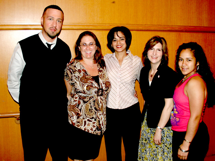 [Left to Right] Christopher Cruz Cullari, Debi Kee, Marybeth Melendez, Denise Bloise, Kelyn Potes