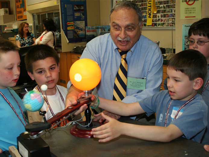 Over 90 children of faculty and staff members at CSI were treated to a day of campus events .