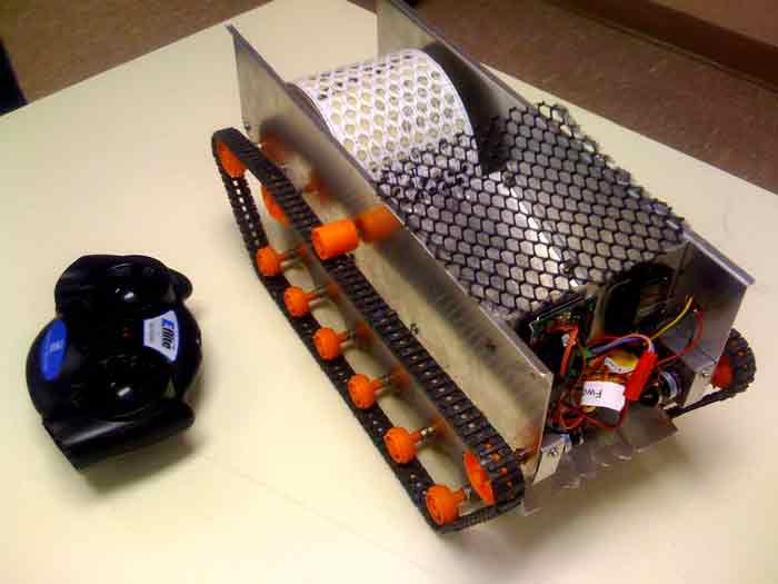 One of the two robots that CSI students recently entered in the 2009 ASME Student Design Competition