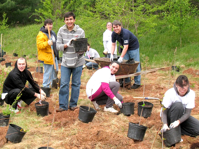 Student community service has, once again, earned the College a place on the President's Honor Roll.